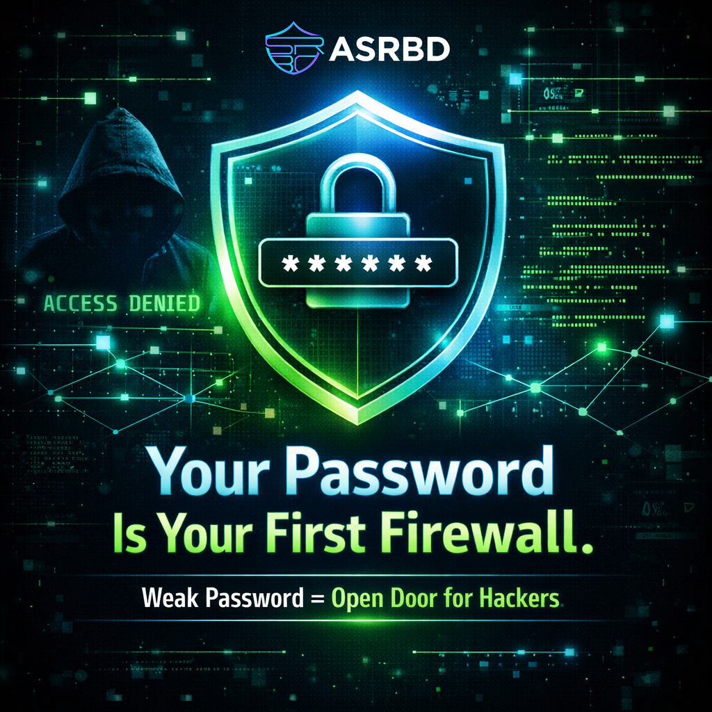 Cybersecurity awareness and digital safety illustration